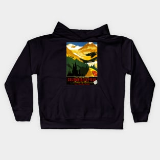 Vintage Travel - Columbia Icefield Kids Hoodie